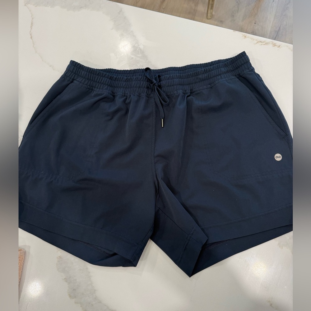 Navy Blue Athletic Shorts